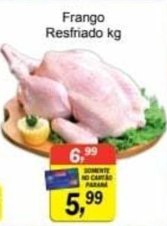 Supermercados Paraná Frango Resfriado 1kg oferta