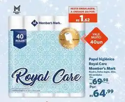 Sam's Club Royal - papel higiénico care oferta