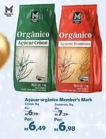 Sam's Club Cristal - açúcar orgânico member's mark oferta