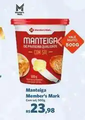 Sam's Club Member's mark - manteiga oferta