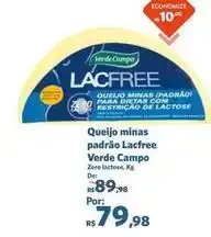Sam's Club Verde campo - queijo minas padrão lacfree oferta
