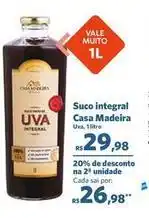 Sam's Club Casa madeira - suco integral oferta