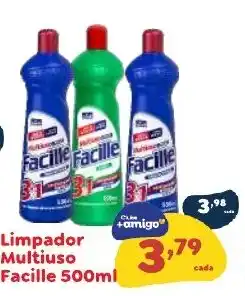 Amigão Calçados Limpador Multiuso Facil 500ml oferta
