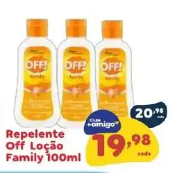 Amigão Calçados Repelente Off Loção Family oferta