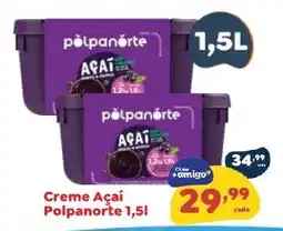 Amigão Calçados Creme Açaí Polpanorte oferta