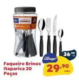 Amigão Calçados Faqueiro Brinox Itaparica 20 Peças oferta