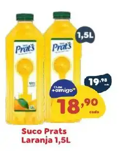 Amigão Calçados Suco Prats Laranja oferta