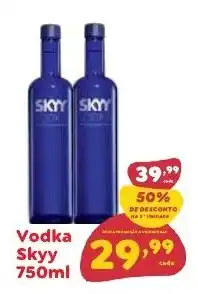 Amigão Calçados Vodka Skyy oferta
