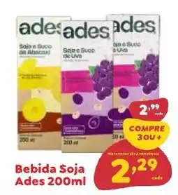 Amigão Calçados Bebida Soja Ades oferta