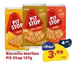 Amigão Calçados Biscoito marilan pit stop oferta
