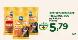 Araújo Supermercados Petisco pedigree filezitos oferta