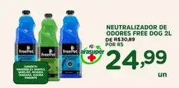 Araújo Supermercados neutralizador de odores free dog oferta