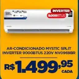 DB Supermercados ar-condicionado mystic split inverter 9000btus oferta