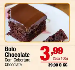Santo Supermercados Bolo chocolate com cobertura chocolate oferta
