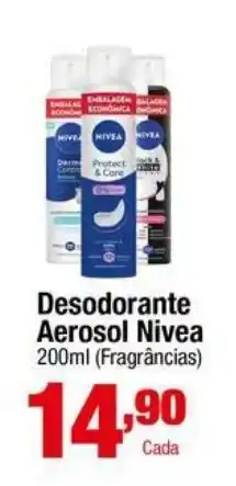 Santo Supermercados Desodorante Aerosol Nivea oferta