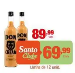 Santo Supermercados Don cream oferta