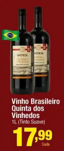 Santo Supermercados Vinho Brasileiro Quinta dos Vinhedos oferta