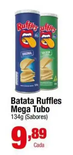 Santo Supermercados Batata Ruffles Mega Tubo oferta