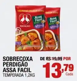 Santo Supermercados Sobrecoxa perdigão assa facil temperada oferta