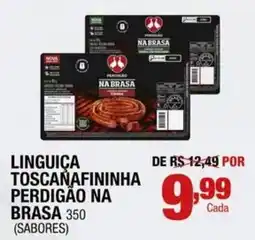 Santo Supermercados Linguiça toscana fininha perdigão na brasa 350 (sabores) oferta