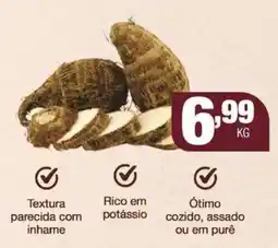 Santo Supermercados Textura parecida com inhame oferta