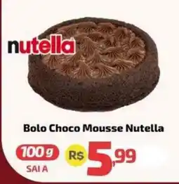 Supermercado Jacomar Bolo Choco Mousse Nutella oferta