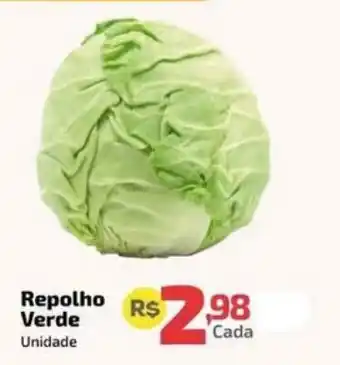 Supermercado Jacomar Repolho Verde oferta