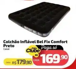 Supermercado Jacomar Colchão Inflável Bel Fix Comfort Preto oferta