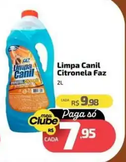 Supermercado Jacomar limpa canil citronela faz oferta