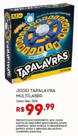 Bistek Supermercados Jogo tapalavra multilaser oferta