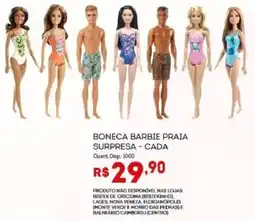 Bistek Supermercados Boneca barbie praia surpresa - cada oferta