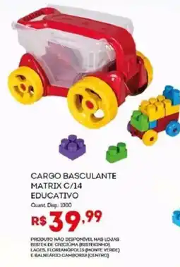 Bistek Supermercados Cargo basculante matrix c/14 educativo oferta