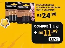 Bistek Supermercados Pilha duracell alcalina aa ou aaaa oferta