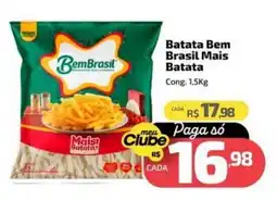 Supermercado Jacomar Batata bem brasil mais batata oferta