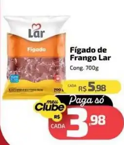 Supermercado Jacomar Fígado de Frango Lar oferta