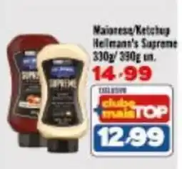 Rede Top Maionese/ketchup hellmann's supreme oferta