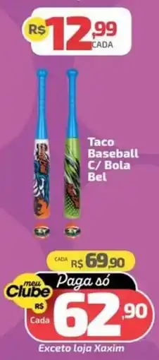 Supermercado Jacomar Taco Baseball C/ Bola Bel oferta