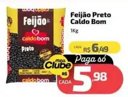Supermercado Jacomar Feijão Preto Caldo Bom oferta