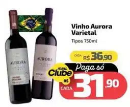 Supermercado Jacomar Vinho aurora varietal oferta