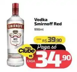 Supermercado Jacomar Vodka smirnoff red oferta