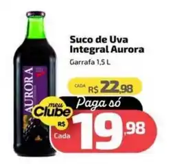 Supermercado Jacomar Suco de Uva Integral Aurora oferta