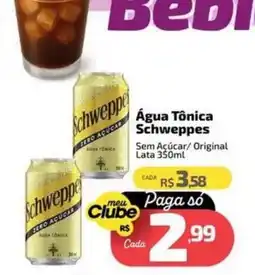 Supermercado Jacomar Água Tônica Schweppes oferta