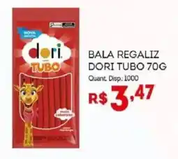 Bistek Supermercados Bala regaliz dori tubo oferta