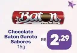 Supermercados Jau Serve Chocolate baton garoto sabores oferta