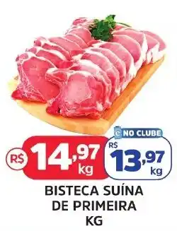 Supermercados Correia Bisteca suína de primeira oferta