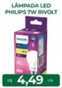 Vivendas Supermercados lâmpada led philips 7w bivolt oferta