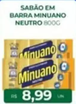 Vivendas Supermercados Sabão em barra minuano neutro oferta
