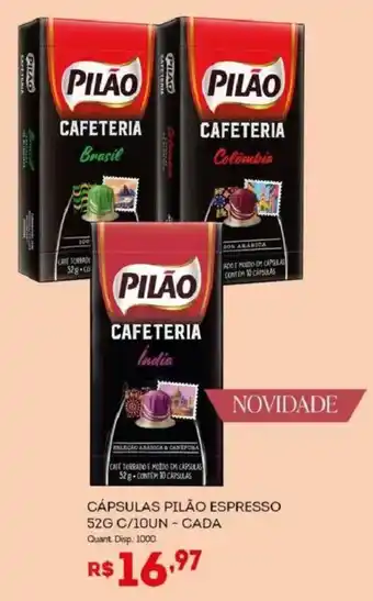 Cápsulas pilão espresso