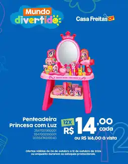 Casa Freitas Penteadeira Princesa com Luz oferta