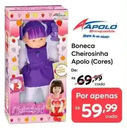 Barbosa Supermercados Boneca Cheirosinha Apollo (Cores) oferta